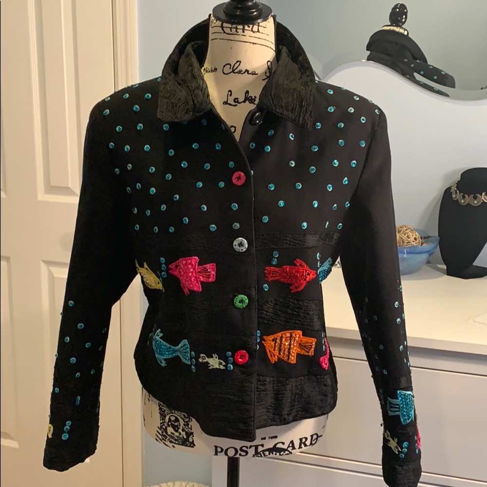 Vintage Anage Under the Sea Jacket - Picture 2 of 5